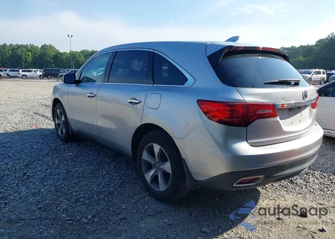 2014 Acura Mdx from USA, damaged, VIN 5FRYD3H29EB013612